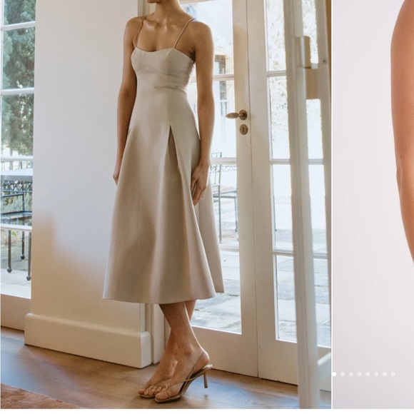 Meshki Dresses & Skirts - Meshki Alaina A-Line Midi Dress brand new size large